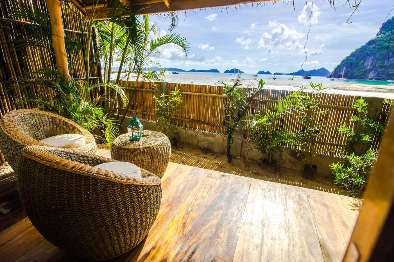 Maligaya Beach Bungalows El Nido Exterior photo