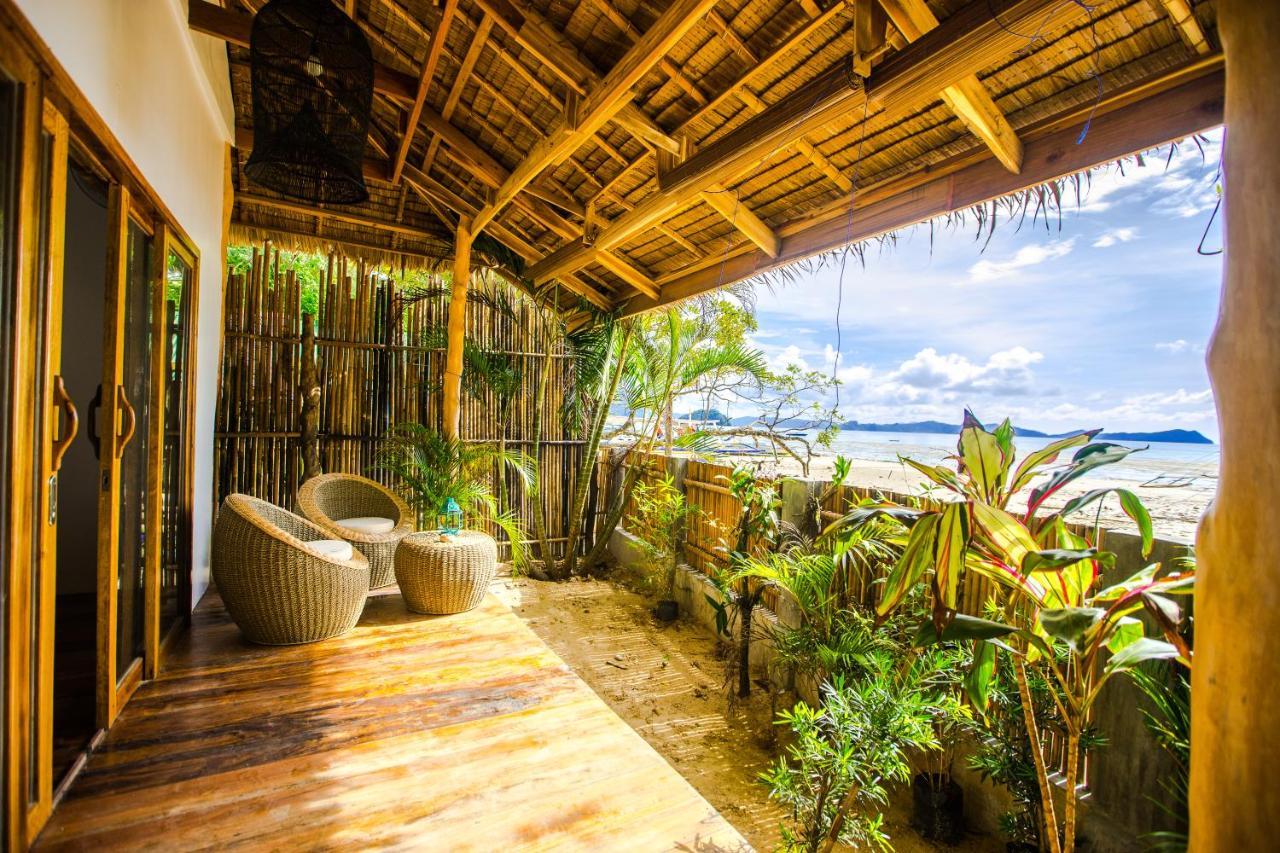 Maligaya Beach Bungalows El Nido Exterior photo